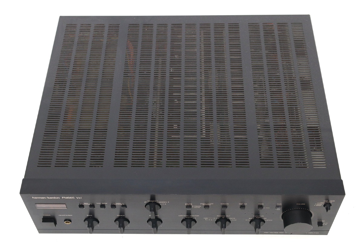 Ampli vintage Harman Kardon PM650 acier, bon état