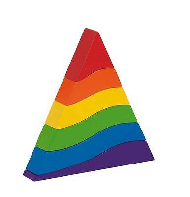 Stapelpyramide Regenbogen 6- teilig 17cm