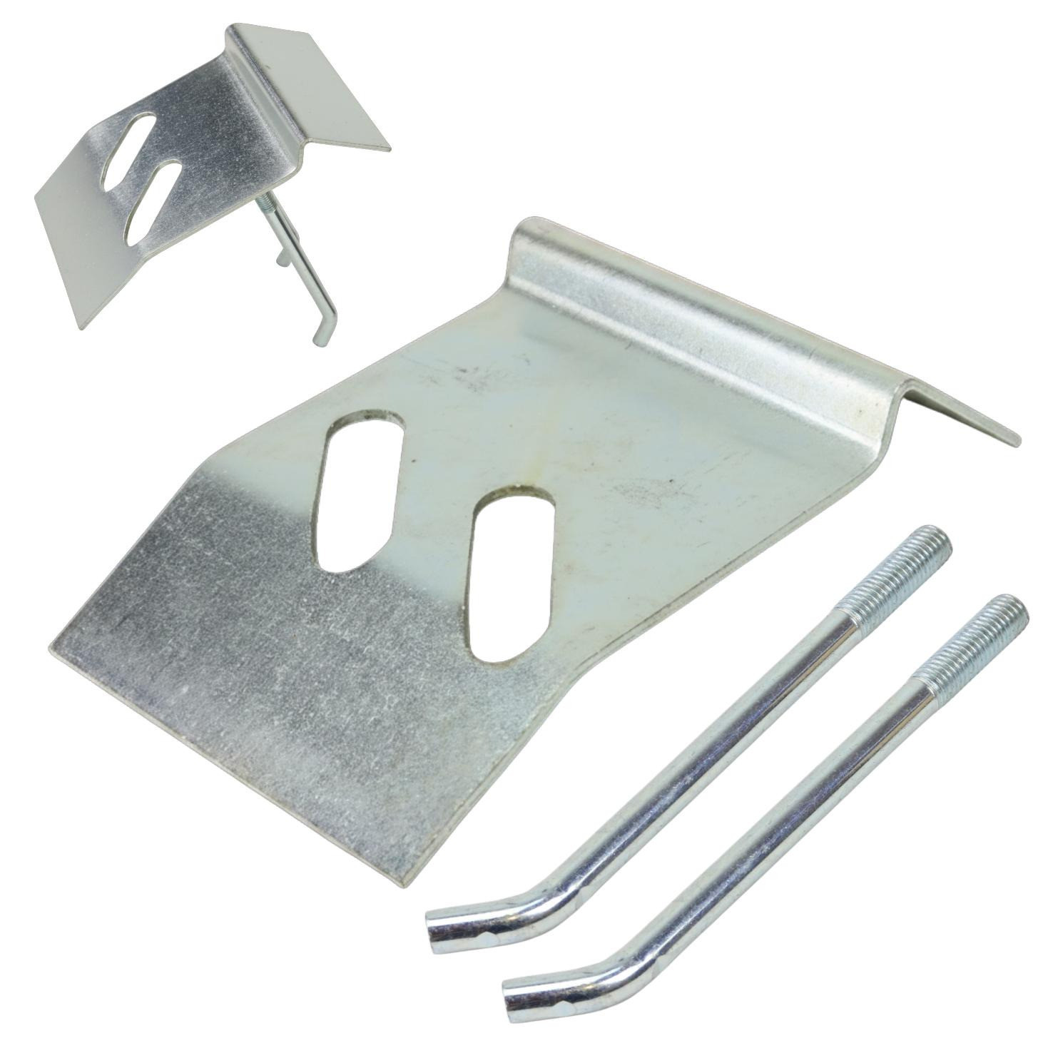 Auflaufstütze mit 2 Metallankern zum Einbetonieren