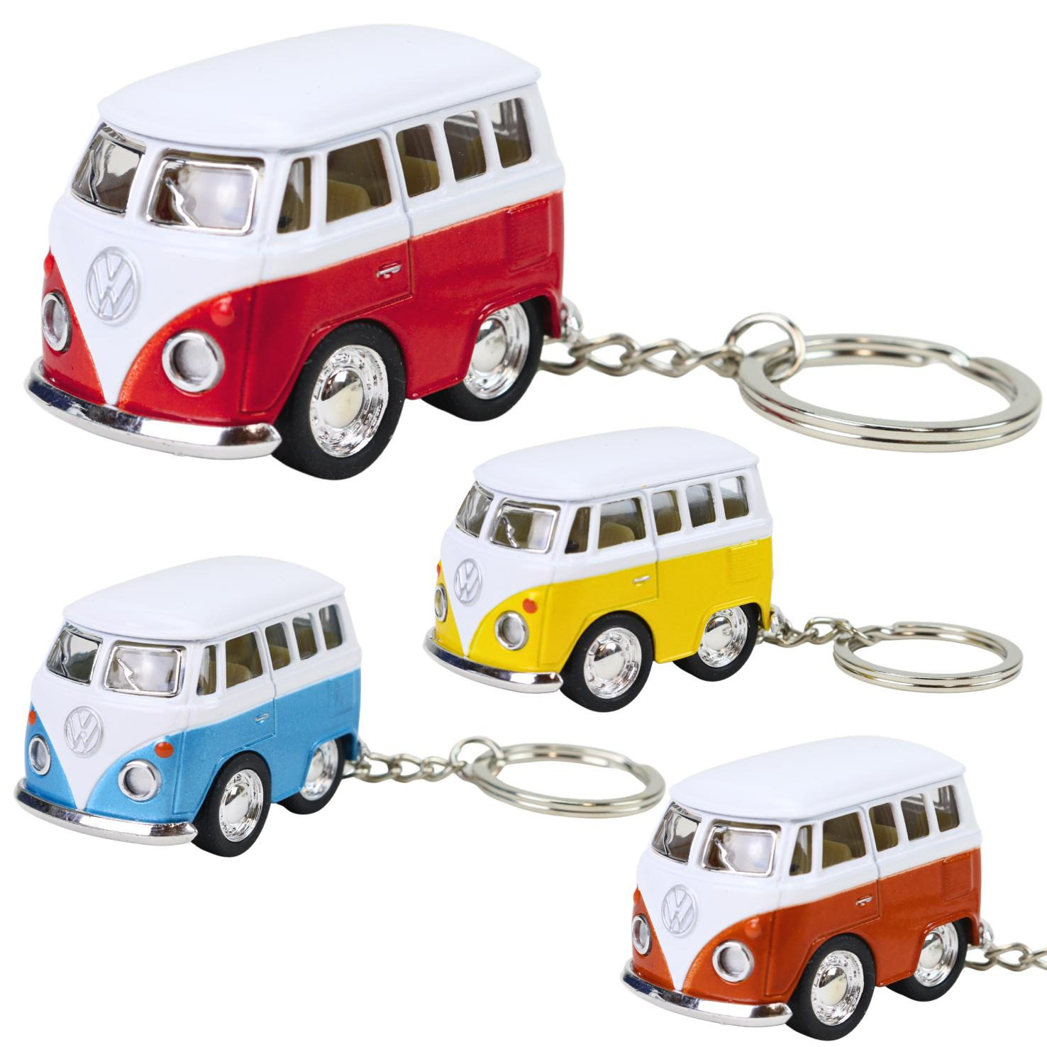 VW Bulli Bus als Schlüsselanhänger in 4 Farben
