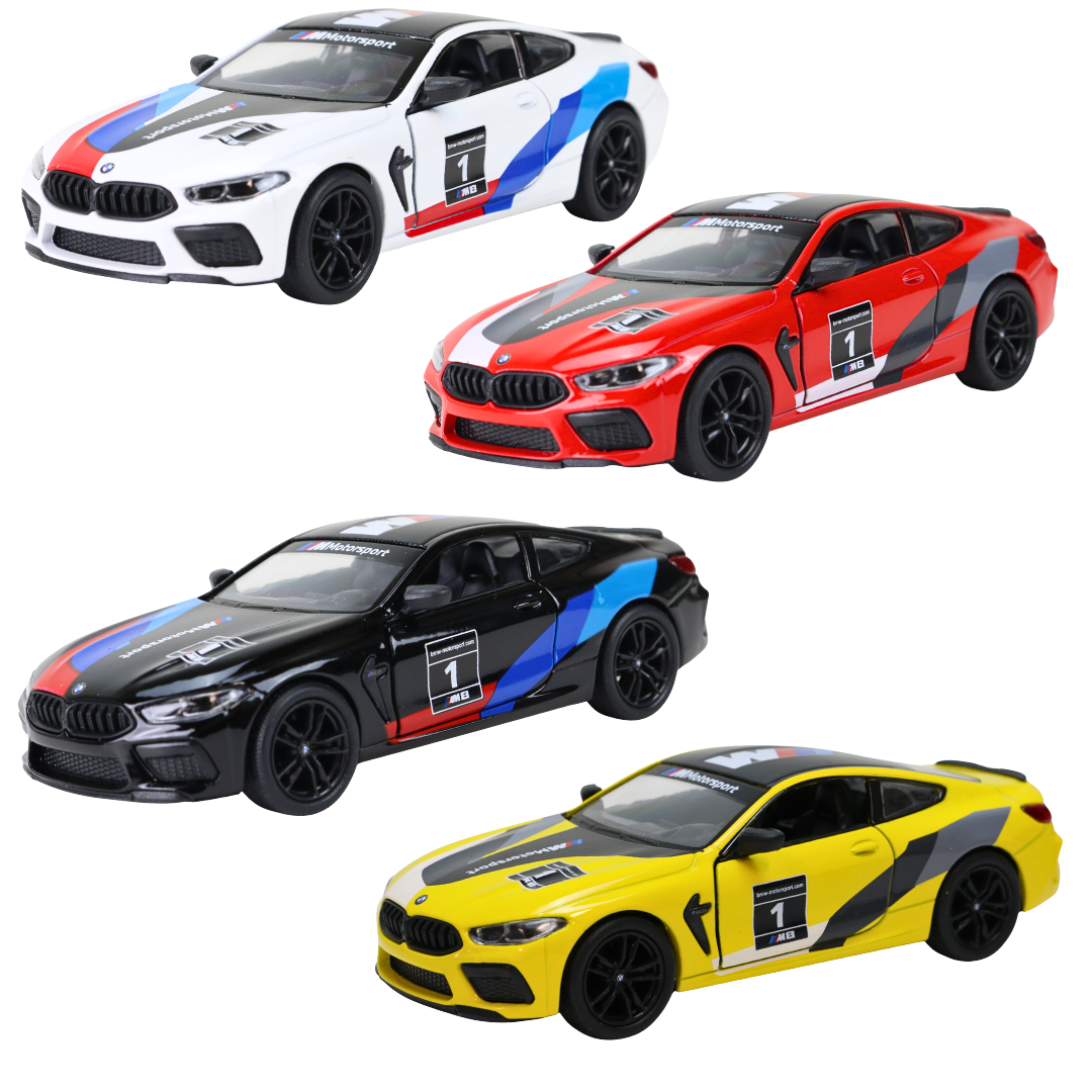 Modellauto BMW M8 Competition Coupe Livery Edition in 4 Farben