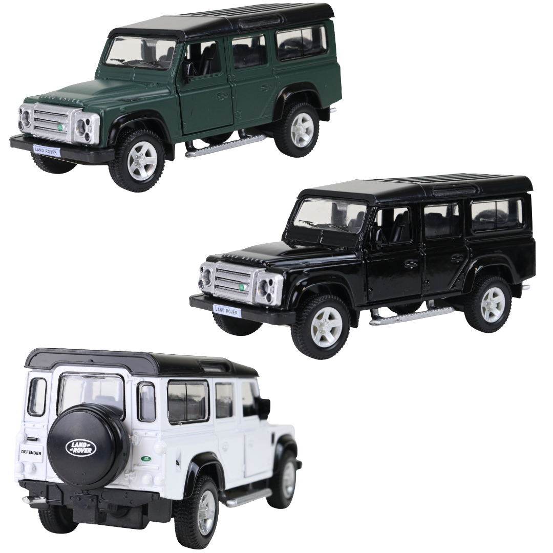 Modellauto Land Rover Defender in 3 Farben