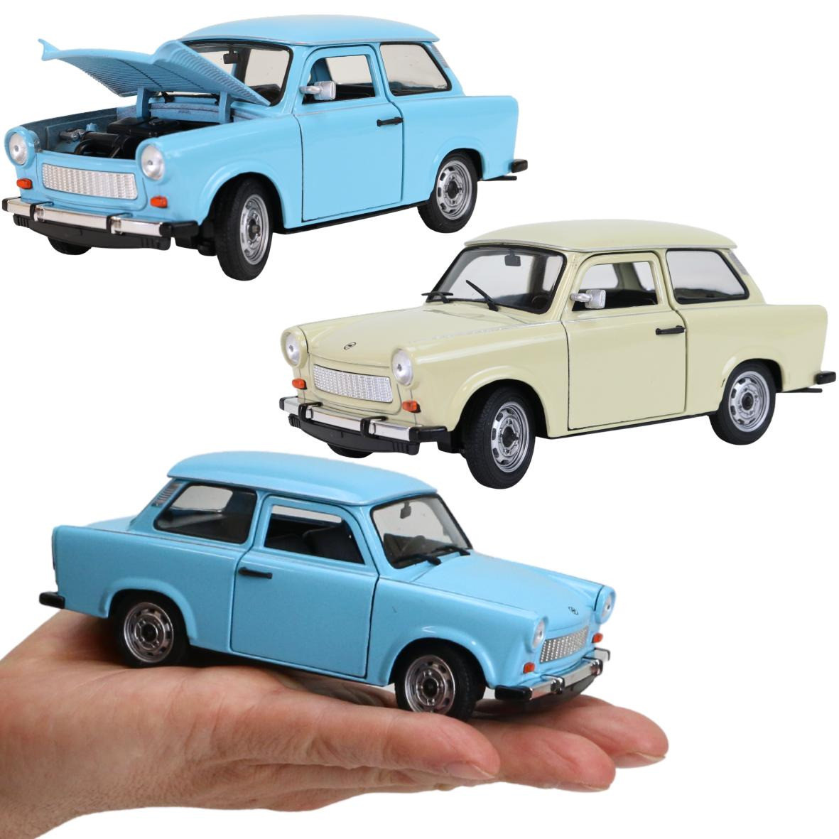 Modellauto Trabant 601 in 2 Farben