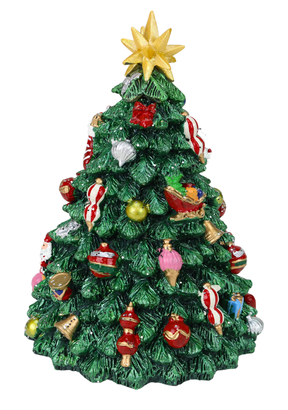 drehender Weihnachstbaum mit Spieluhr O Tannenbaum
