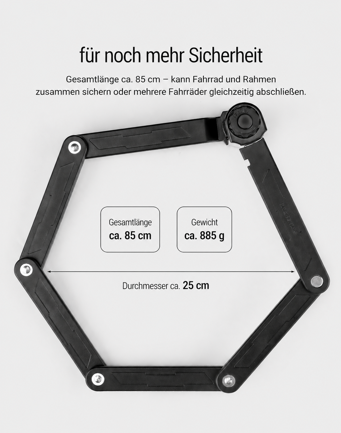 ROCKBROS Faltschloss Produktbild 4