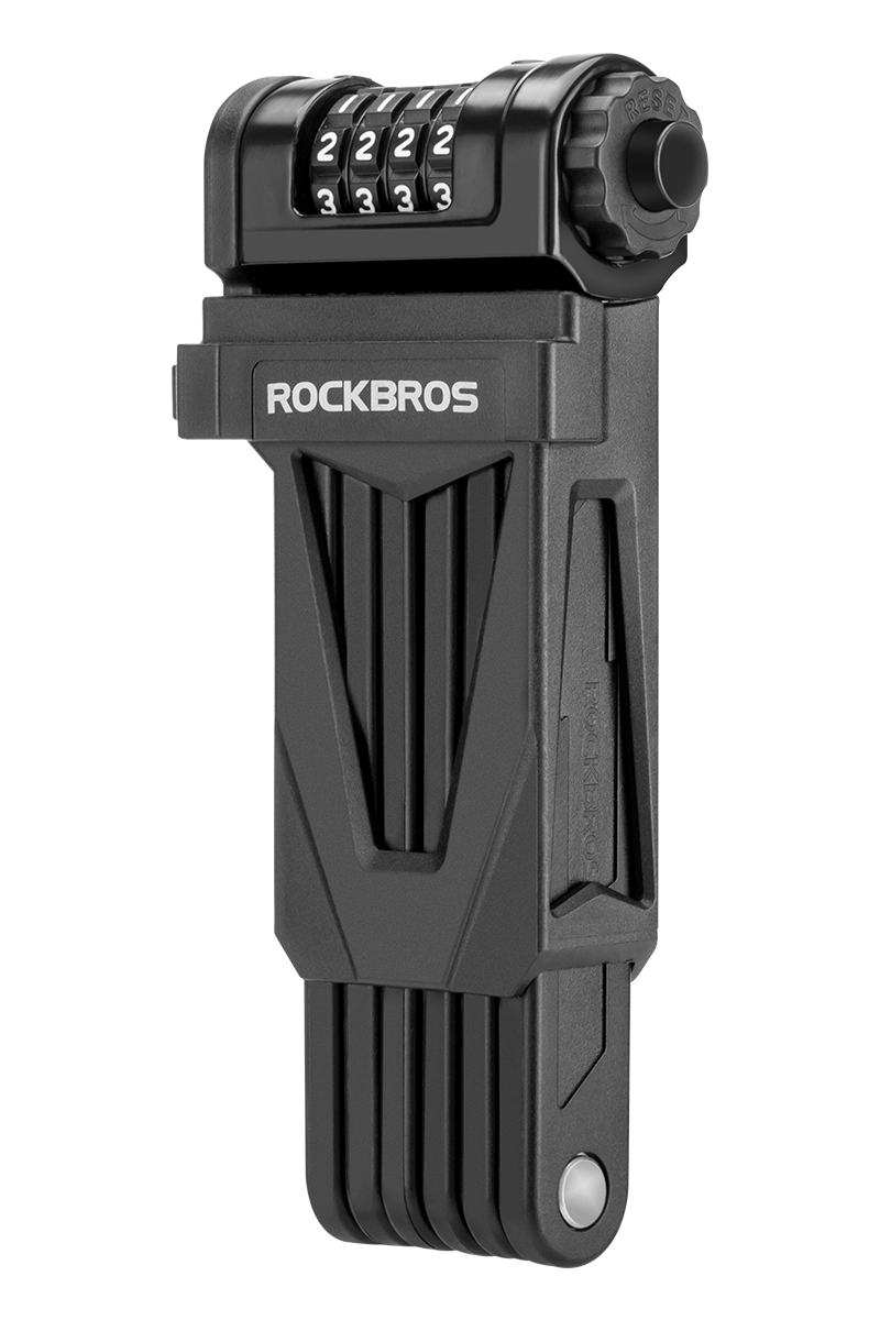 ROCKBROS Faltschloss Fahrradschloss mit Zahlencode